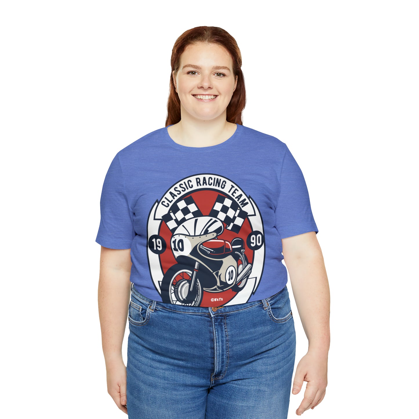 CLASSIC MOTORCYCLE RACING TEAM - Unisex Jersey Short Sleeve Tee