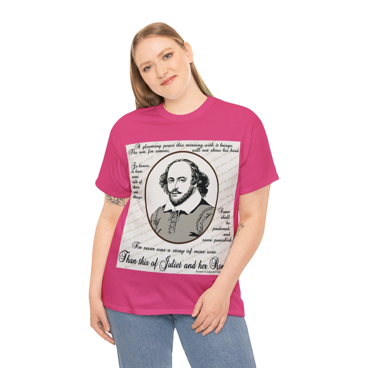 No Greater Tale of Woe... Juliet & Romeo.- Unisex Heavy Cotton Tee