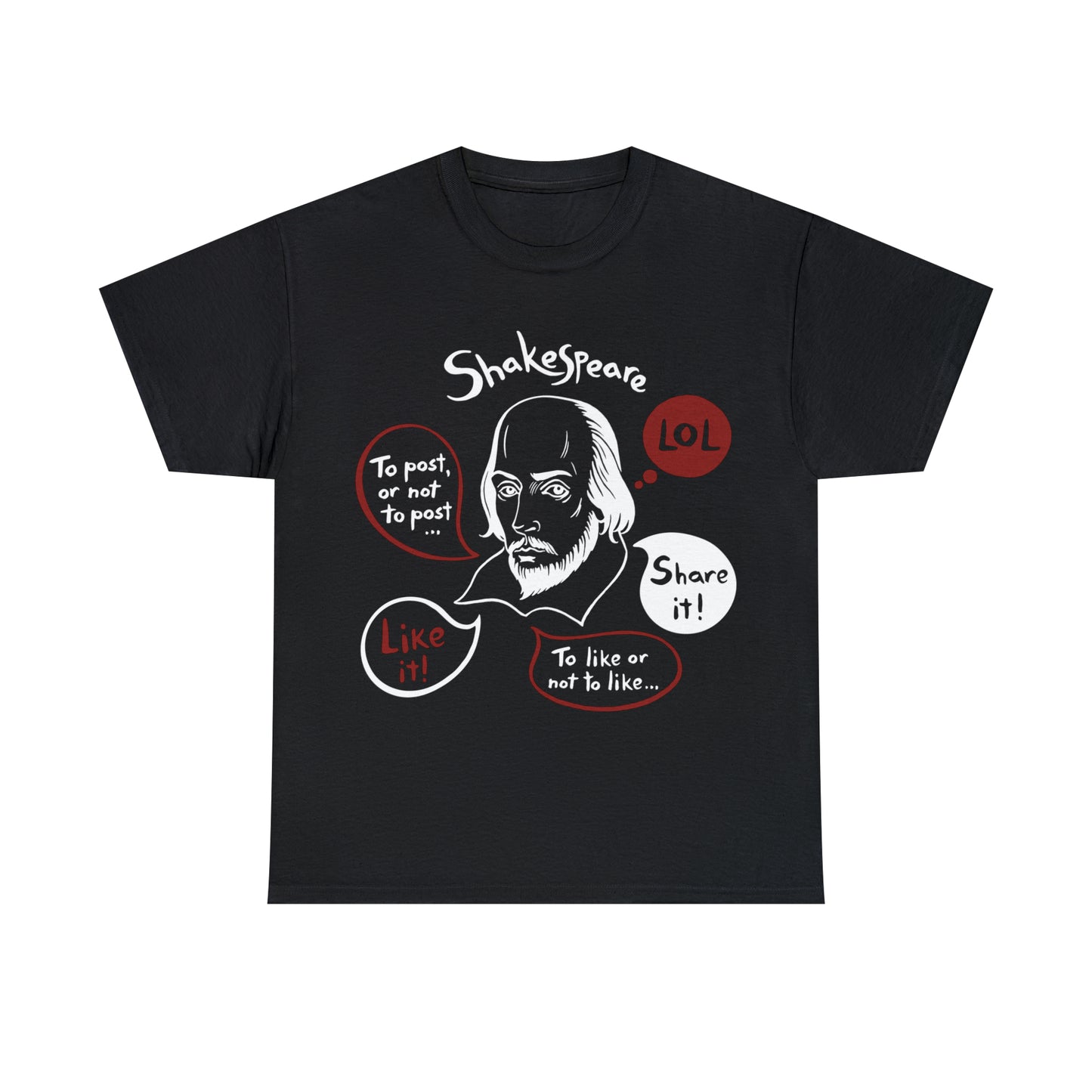 21st Century SHAKESPEARE (dark) - Unisex Heavy Cotton Tee