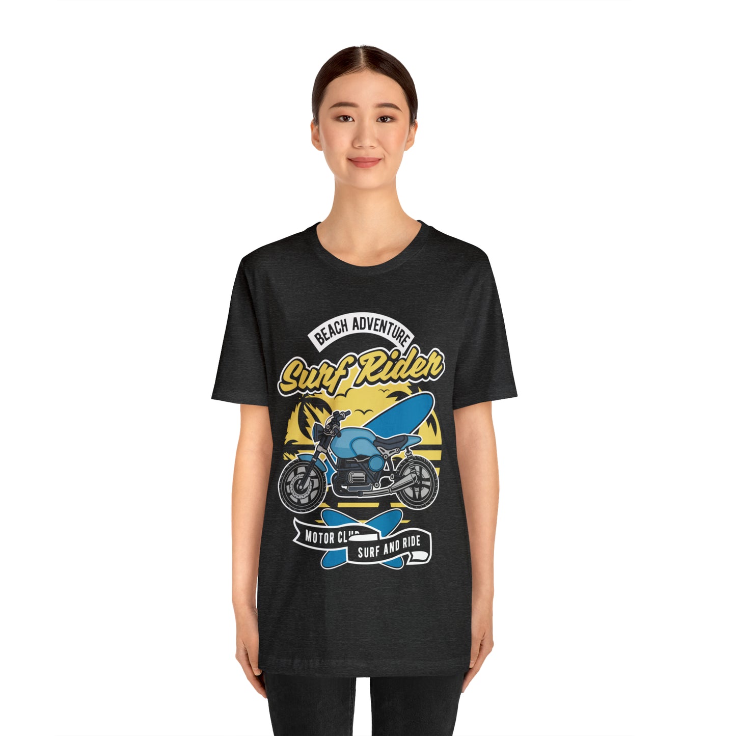 SURF RIDER - Printed in the USA - Unisex Jersey Short Sleeve Tee