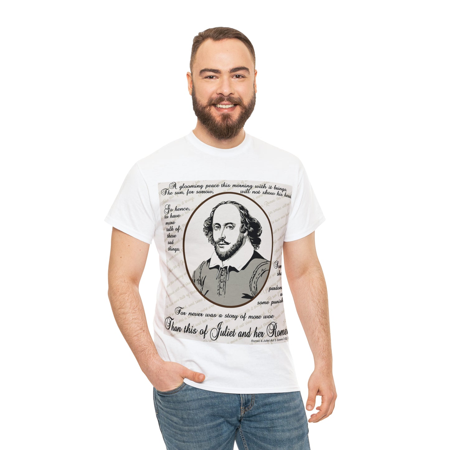 No Greater Tale of Woe... Juliet & Romeo.- Unisex Heavy Cotton Tee