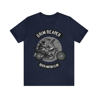 GRIM REAPER Death Motor Club - Unisex Jersey Short Sleeve Tee