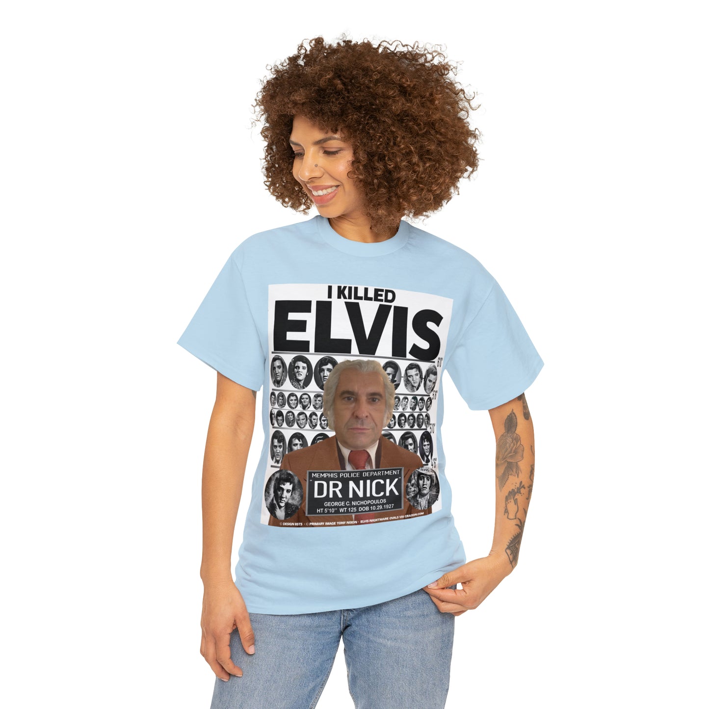 I KI**** ELVIS - Unisex Heavy Cotton Tee - USA