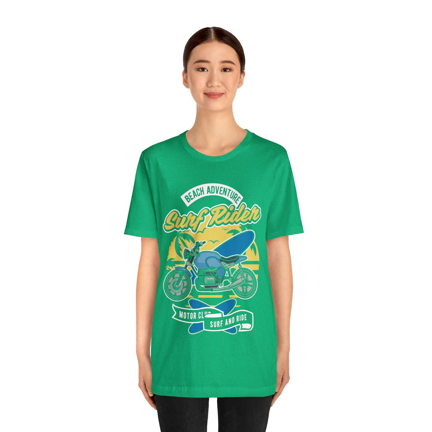 SURF RIDER - Printed in the USA - Unisex Jersey Short Sleeve Tee