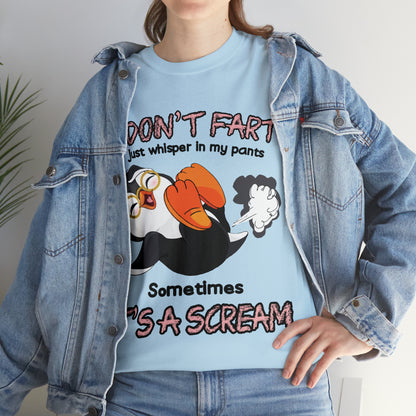 I DON'T FA*T  - Funny Unisex Heavy Cotton Tee - AUS