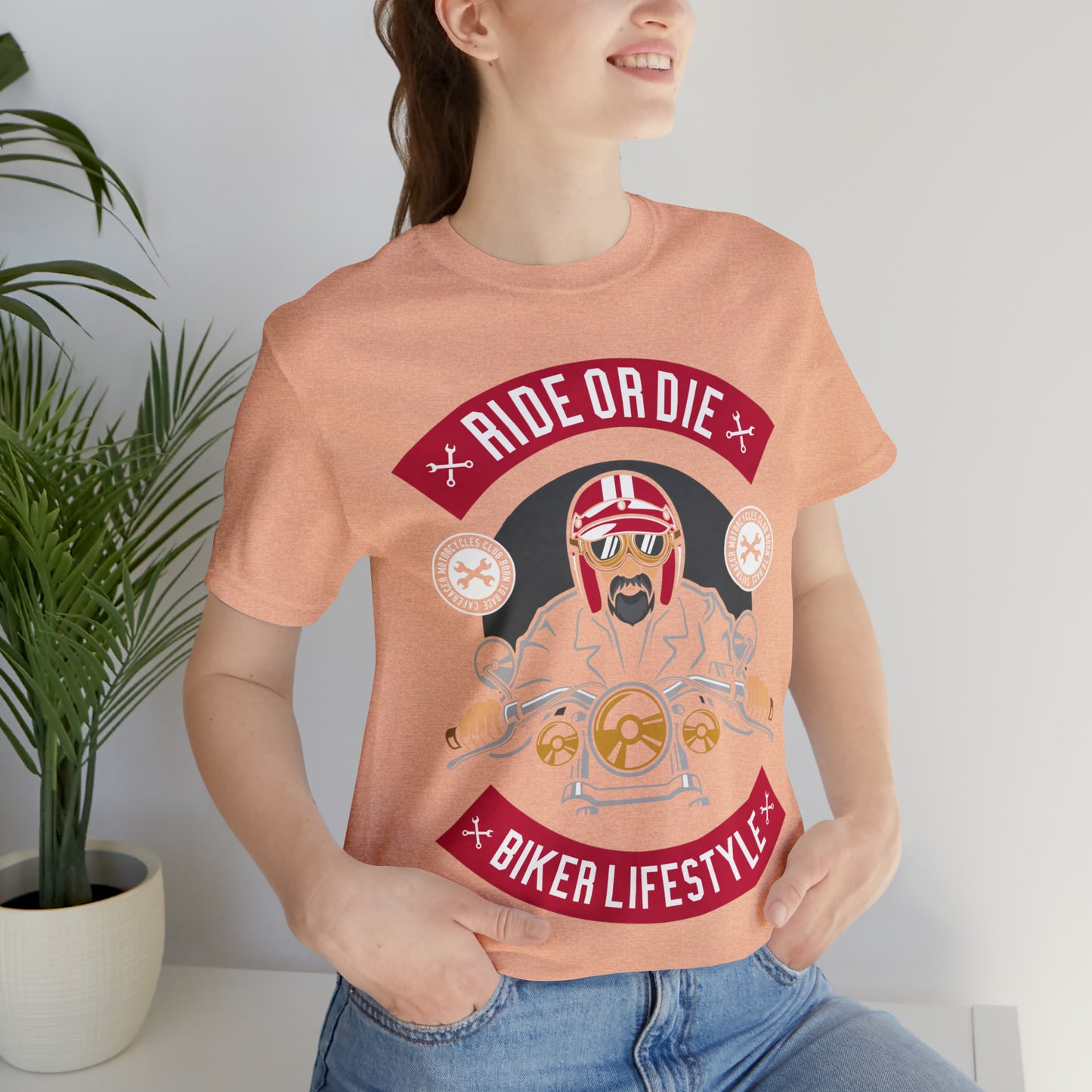 BIKER LIFESTYLE - Ride or Die - Unisex Jersey Short Sleeve Tee