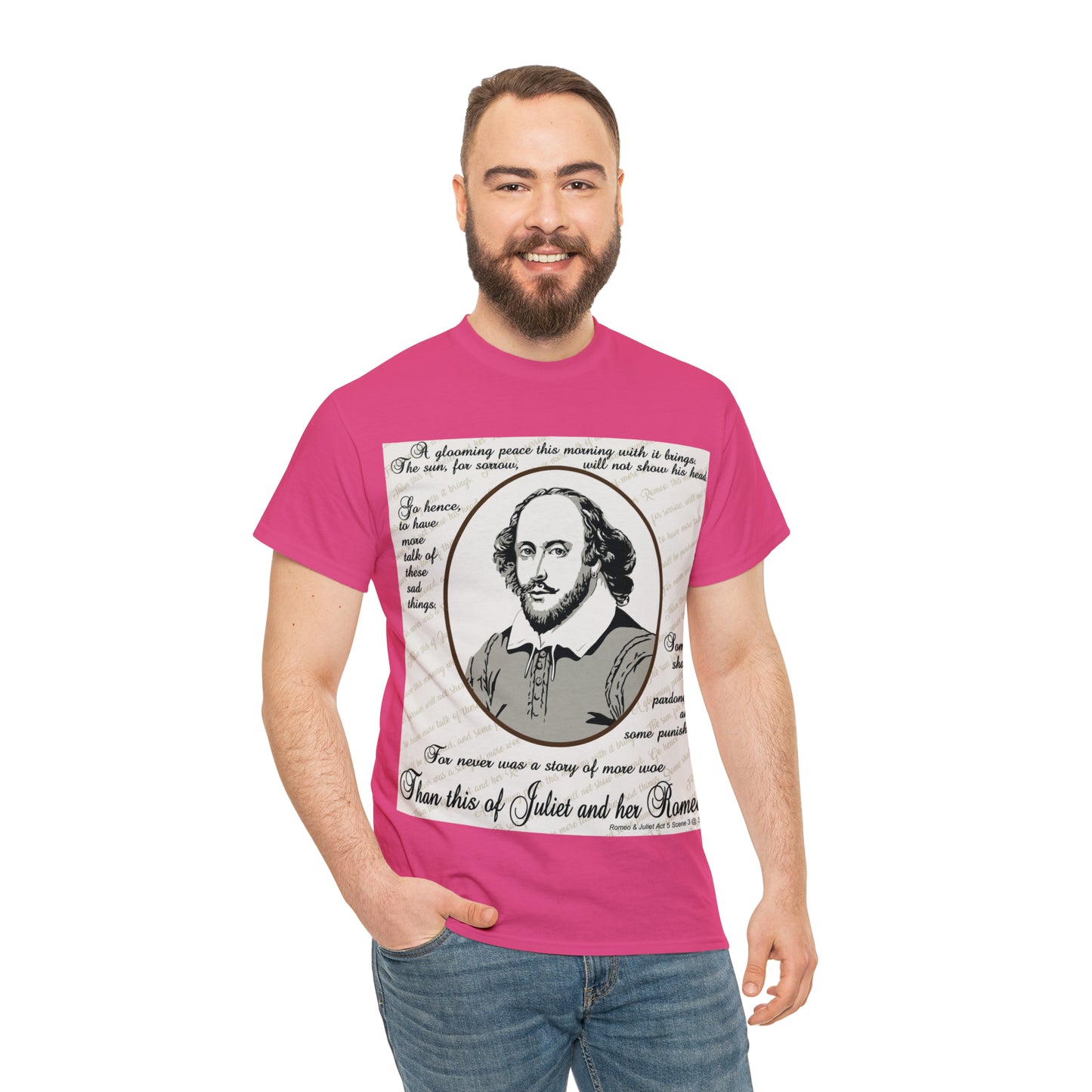 No Greater Tale of Woe... Juliet & Romeo.- Unisex Heavy Cotton Tee