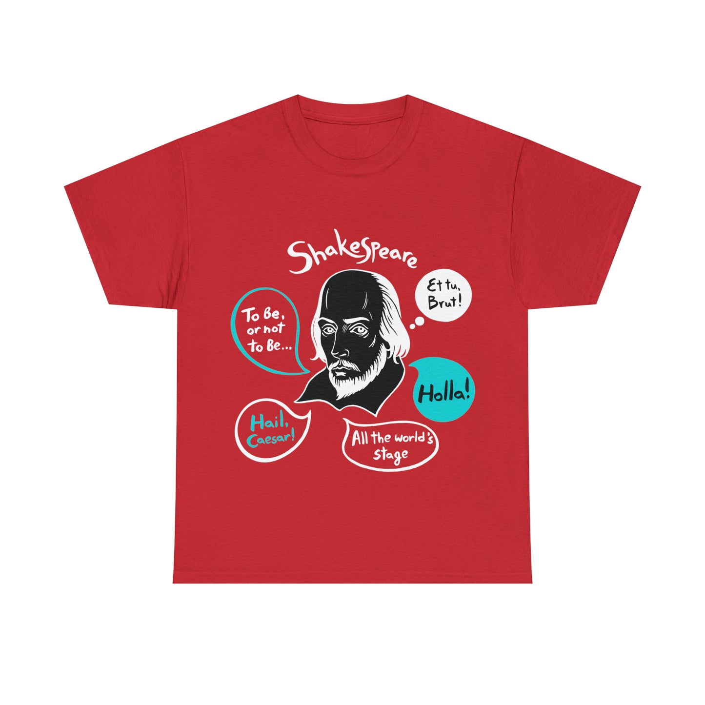 SHAKESPEARE (dark) - Unisex Heavy Cotton Tee