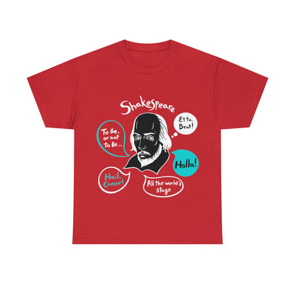 SHAKESPEARE (dark) - Unisex Heavy Cotton Tee