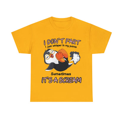 I DON'T FA*T  - Funny Unisex Heavy Cotton Tee - AUS