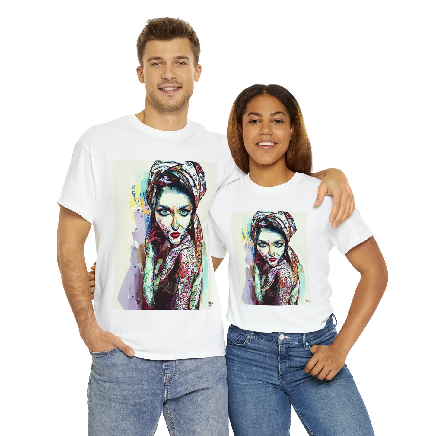 EASTERN BEAUTY - Airt on a Shirt  - Unisex Heavy Cotton Tee - AUS