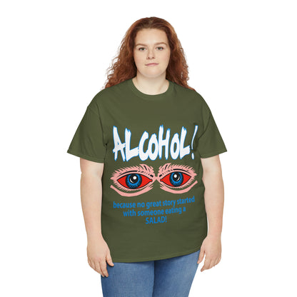 "ALC****" vs Salad - Funny Unisex Heavy Cotton Tee - AUS