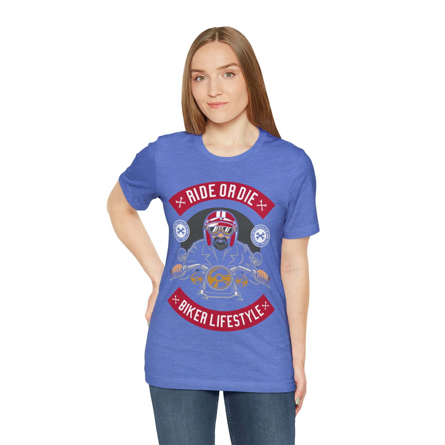 BIKER LIFESTYLE - Ride or Die - Unisex Jersey Short Sleeve Tee