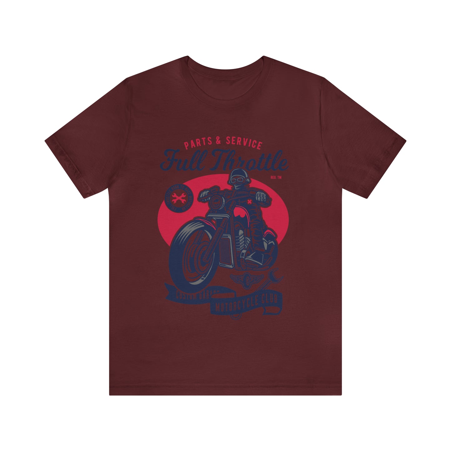 FULL THROTTLE Parts & Service - Unisex Jersey Short Sleeve Tee