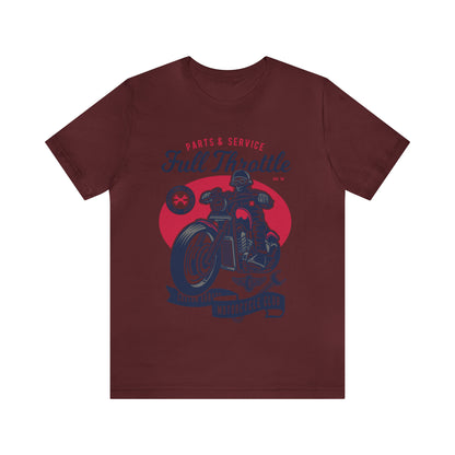 FULL THROTTLE Parts & Service - Unisex Jersey Short Sleeve Tee