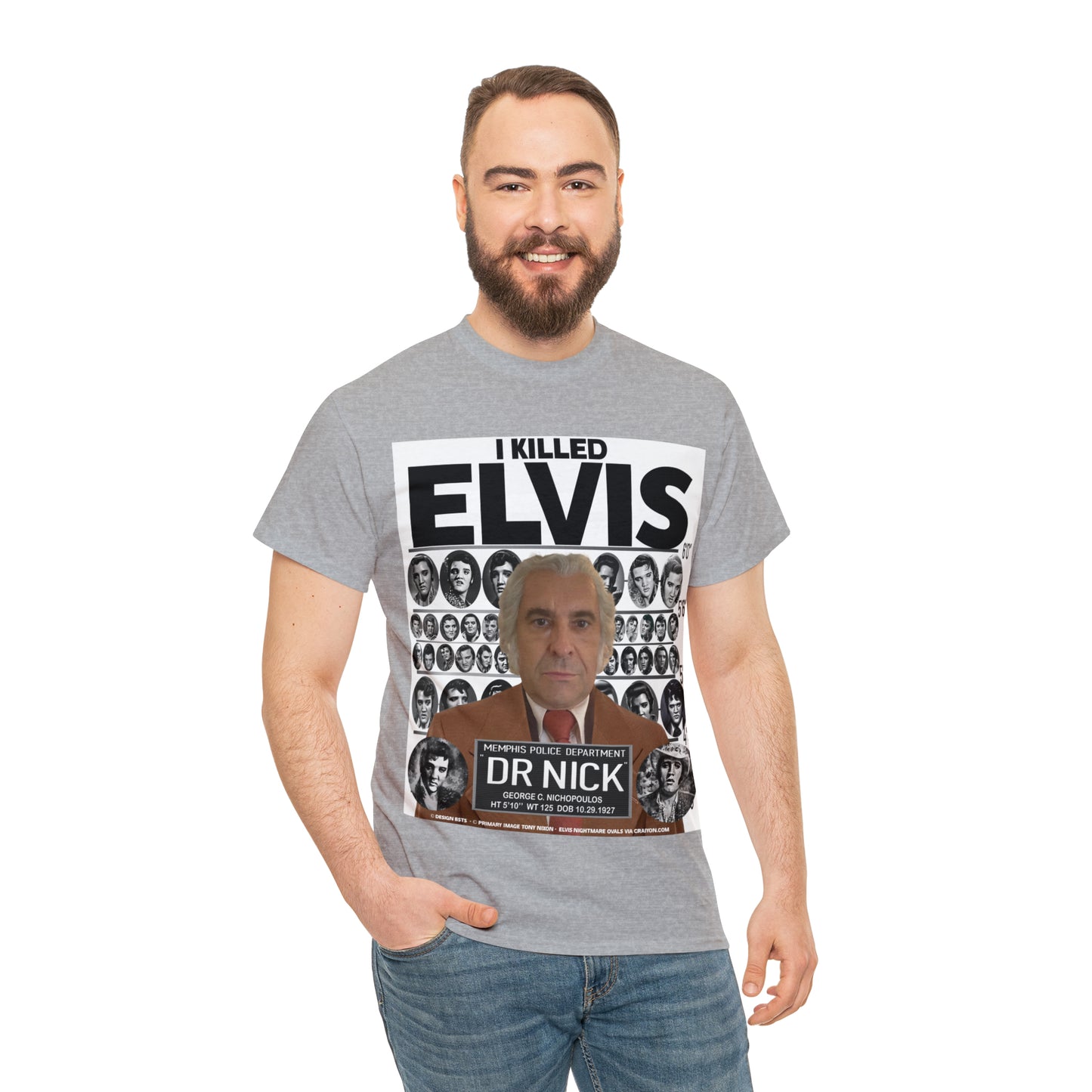 I KI**** ELVIS  - Unisex Heavy Cotton Tee - AUS