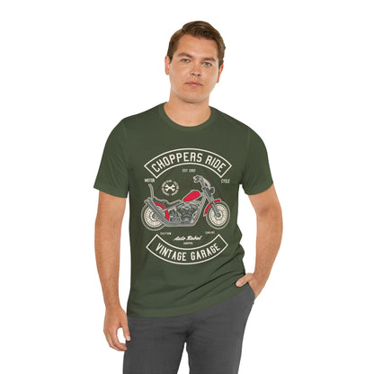 CHOPPERS RIDE Vintage Classic - Unisex Jersey Short Sleeve Tee