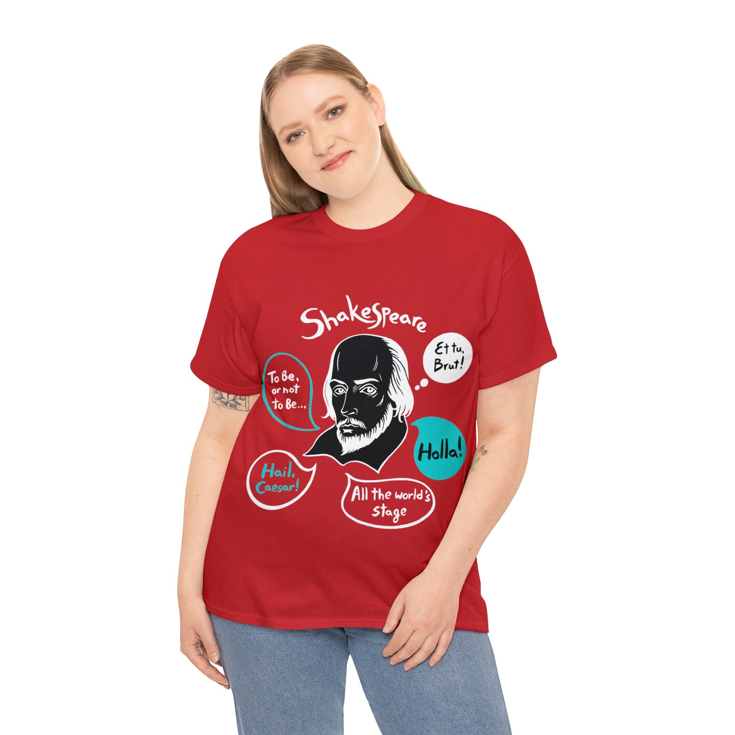 SHAKESPEARE (dark) - Unisex Heavy Cotton Tee