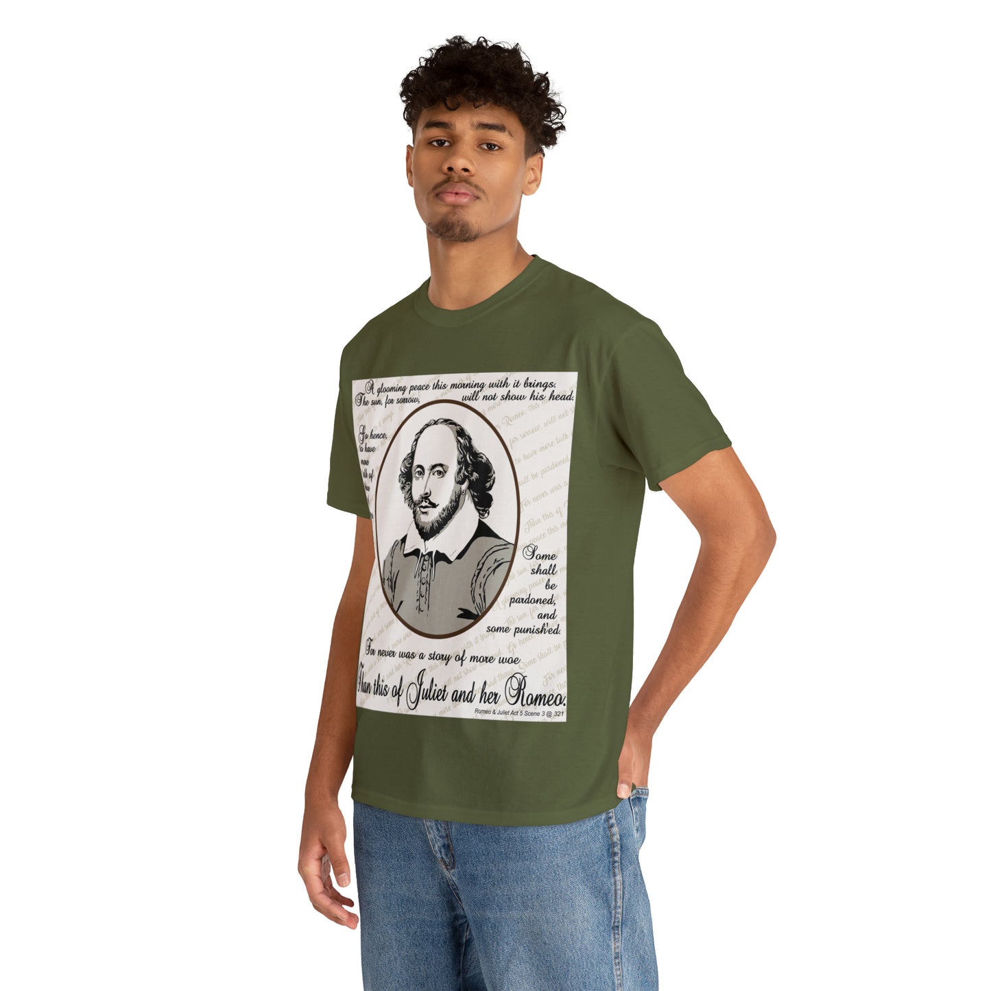 No Greater Tale of Woe... Juliet & Romeo.- Unisex Heavy Cotton Tee