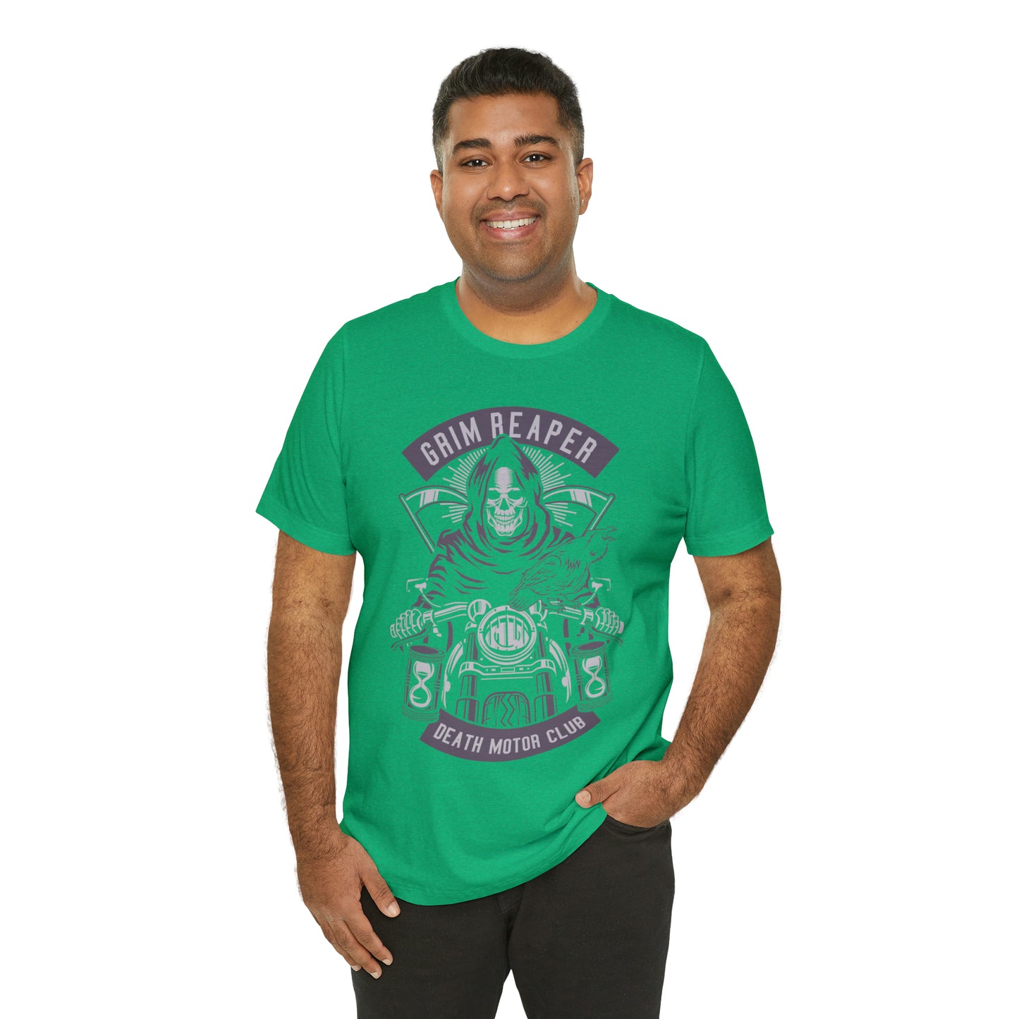 GRIM REAPER Moto Club - Unisex Jersey Short Sleeve Tee