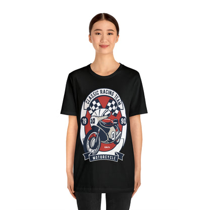 CLASSIC MOTORCYCLE RACING TEAM - Unisex Jersey Short Sleeve Tee