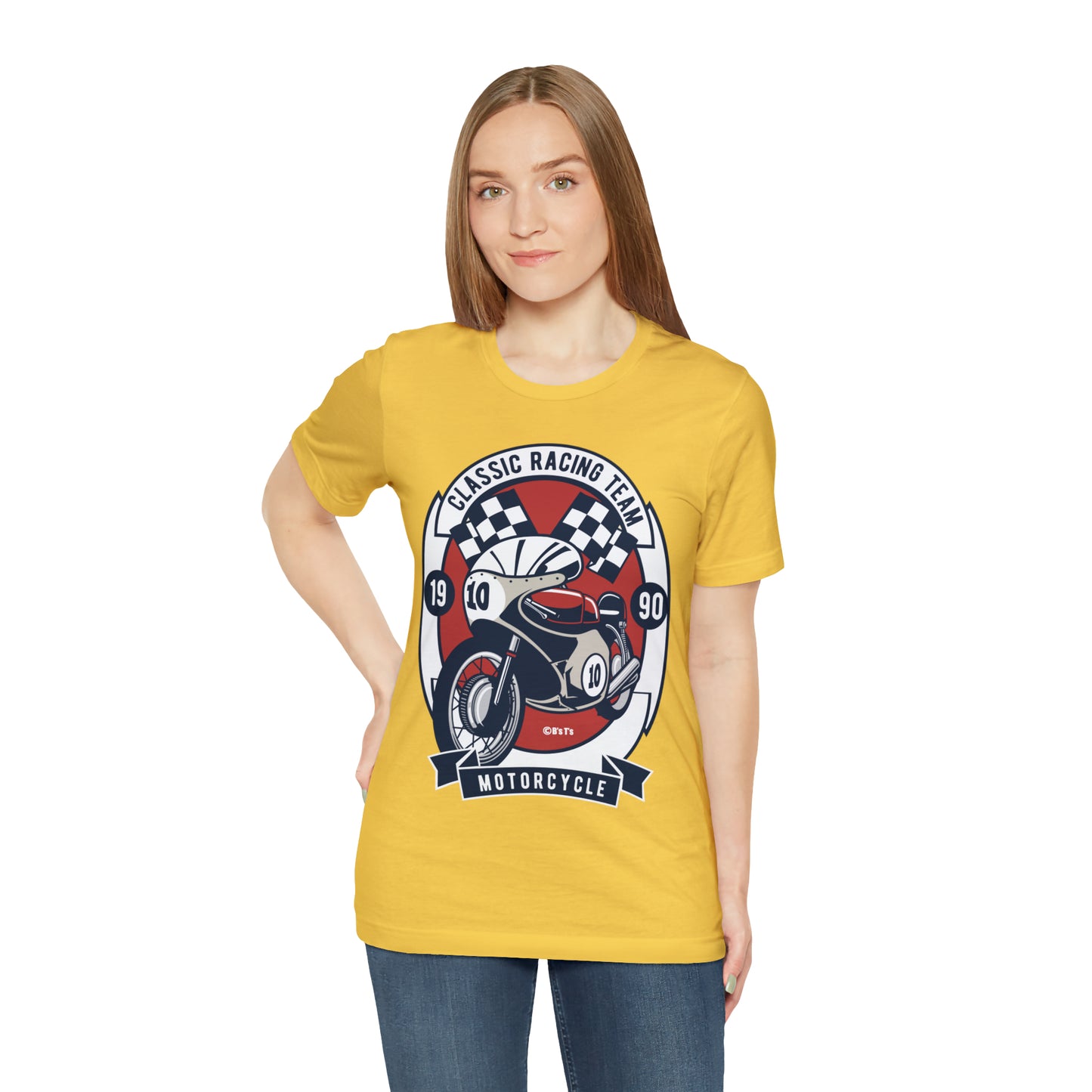 CLASSIC MOTORCYCLE RACING TEAM - Unisex Jersey Short Sleeve Tee