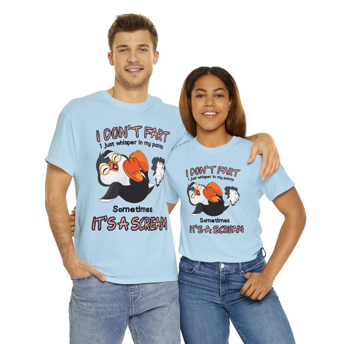 I DON'T FA*T - Funny Unisex Heavy Cotton Tee - USA