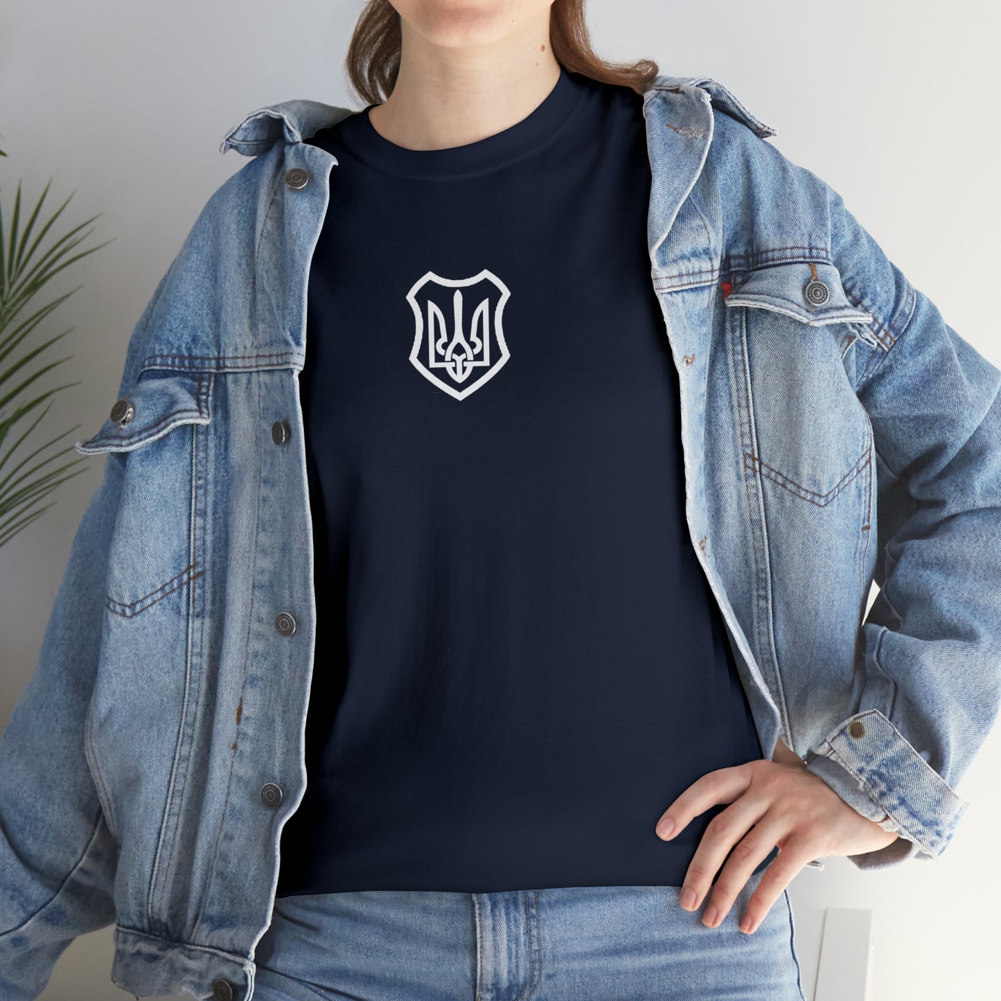 ICONIC UKRAINIAN TRIDENT T-SHIRT - Unisex Heavy Cotton Tee - AUS