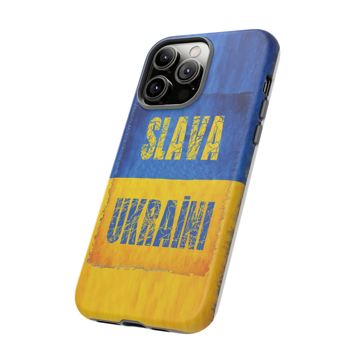 "SLAVA UKRAĪNI" FLAG - Tough Cases