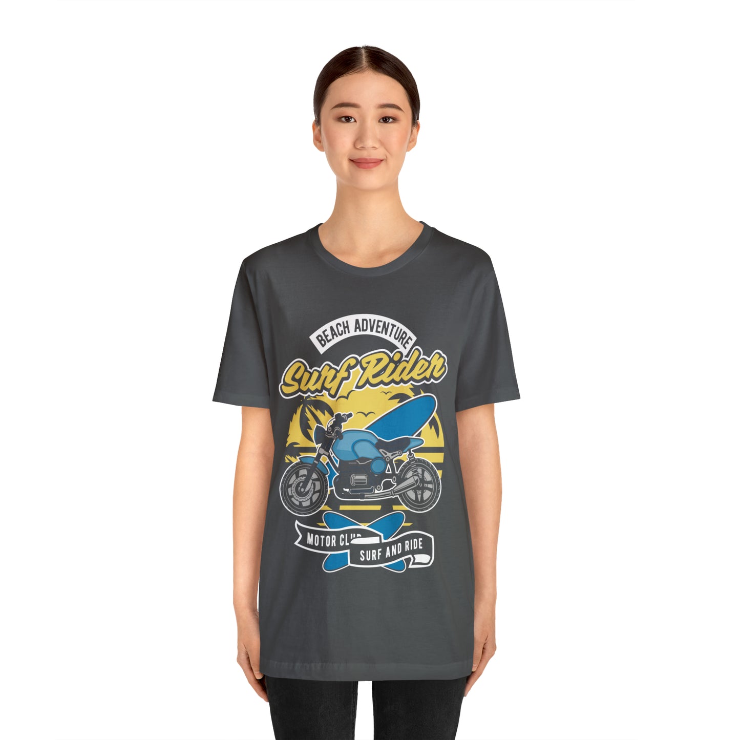 SURF RIDER - Printed in the USA - Unisex Jersey Short Sleeve Tee