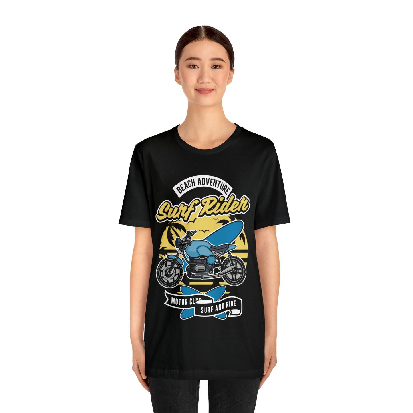 SURF RIDER - Printed in the USA - Unisex Jersey Short Sleeve Tee