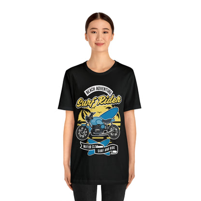 SURF RIDER - Printed in the USA - Unisex Jersey Short Sleeve Tee