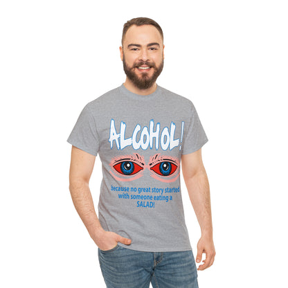"ALC****" vs Salad  - Funny Shirt - Unisex Heavy Cotton Tee - USA