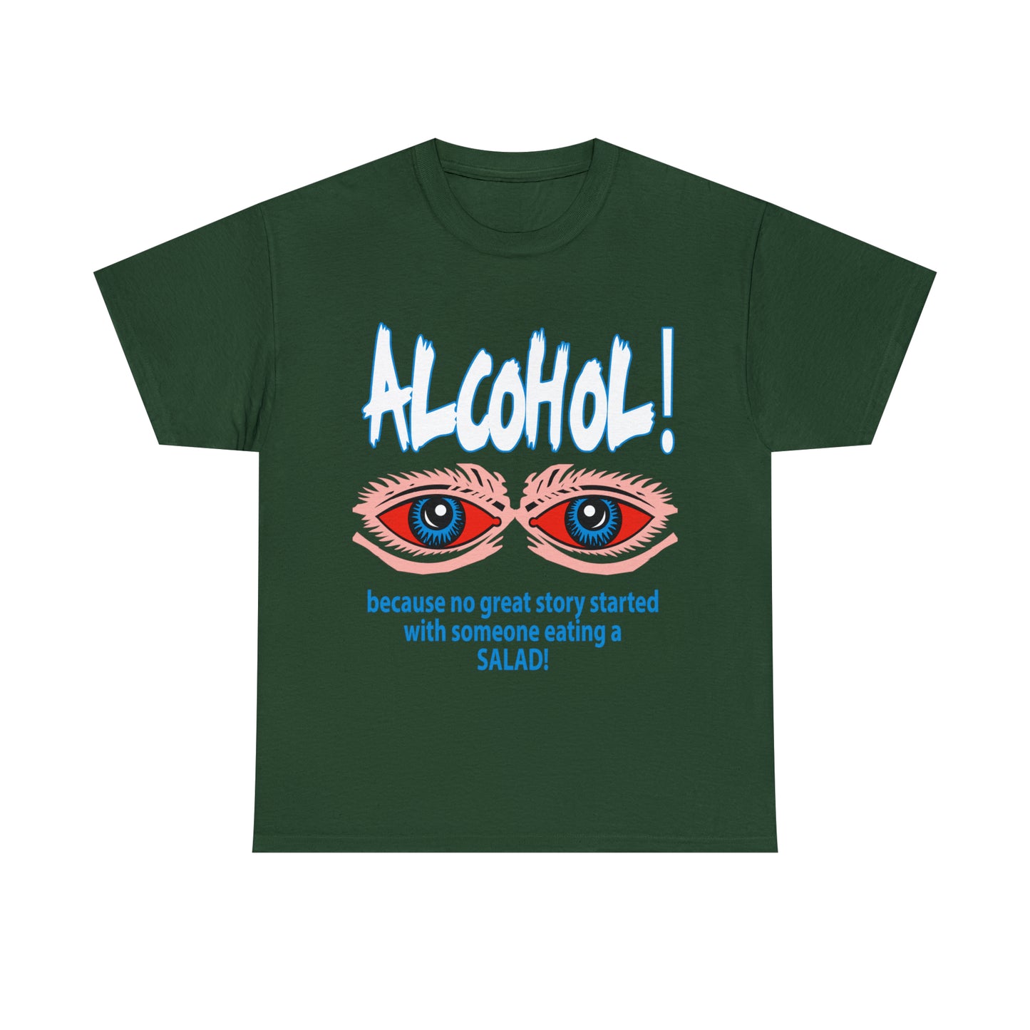 "ALC****" vs Salad  - Funny Shirt - Unisex Heavy Cotton Tee - USA