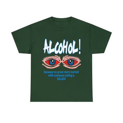 "ALC****" vs Salad  - Funny Shirt - Unisex Heavy Cotton Tee - USA
