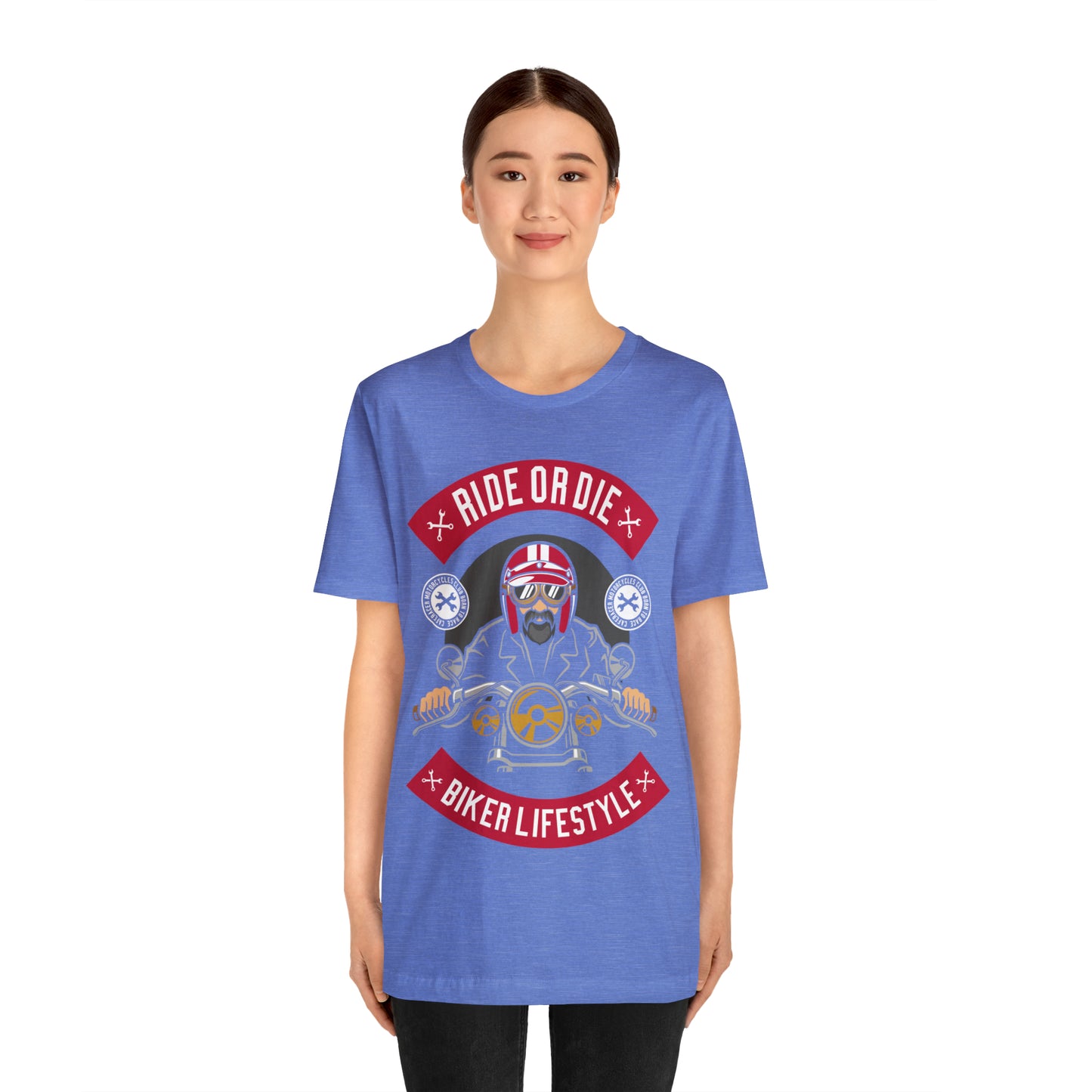 BIKER LIFESTYLE - Ride or Die - Unisex Jersey Short Sleeve Tee