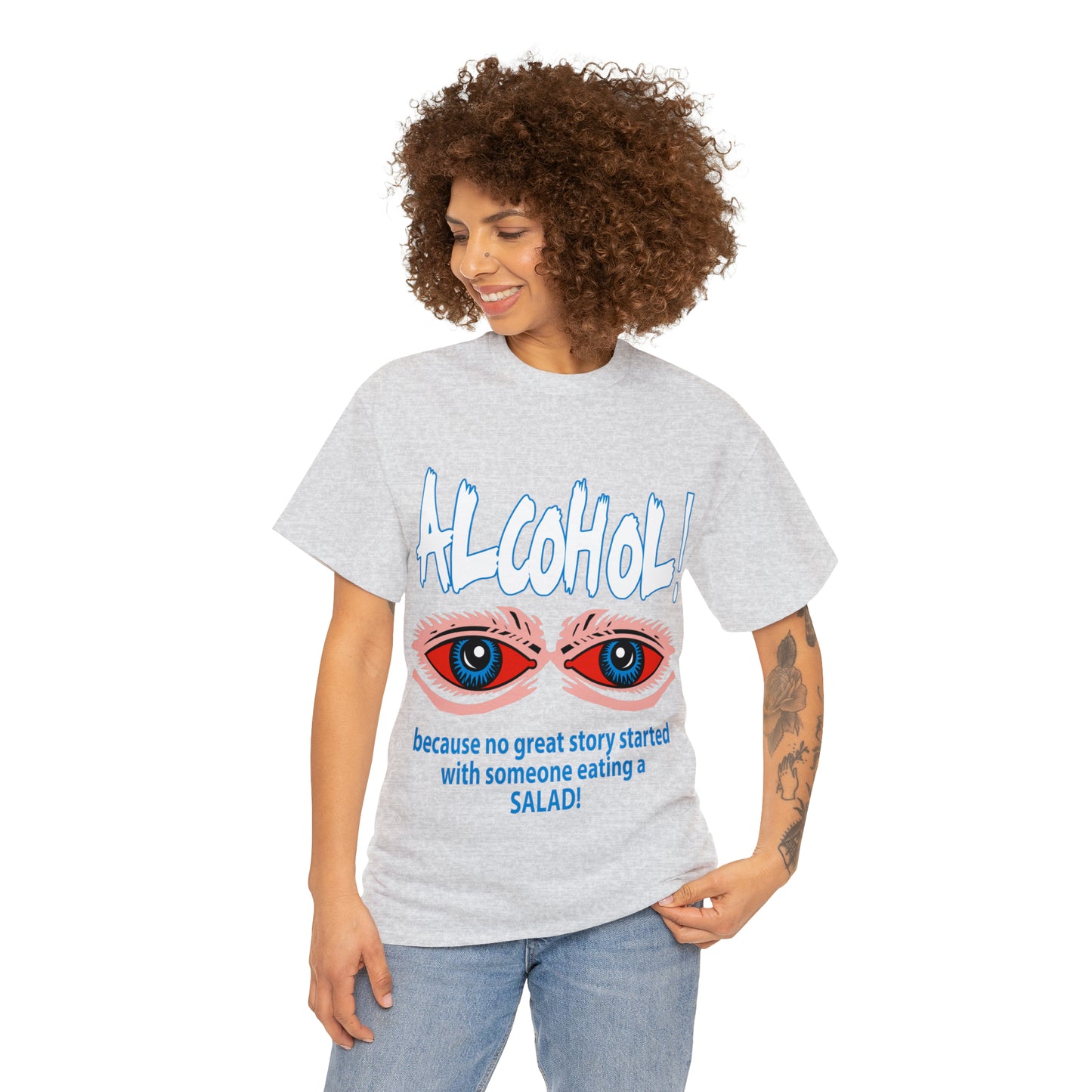 "ALC****" vs Salad - Funny Unisex Heavy Cotton Tee - AUS