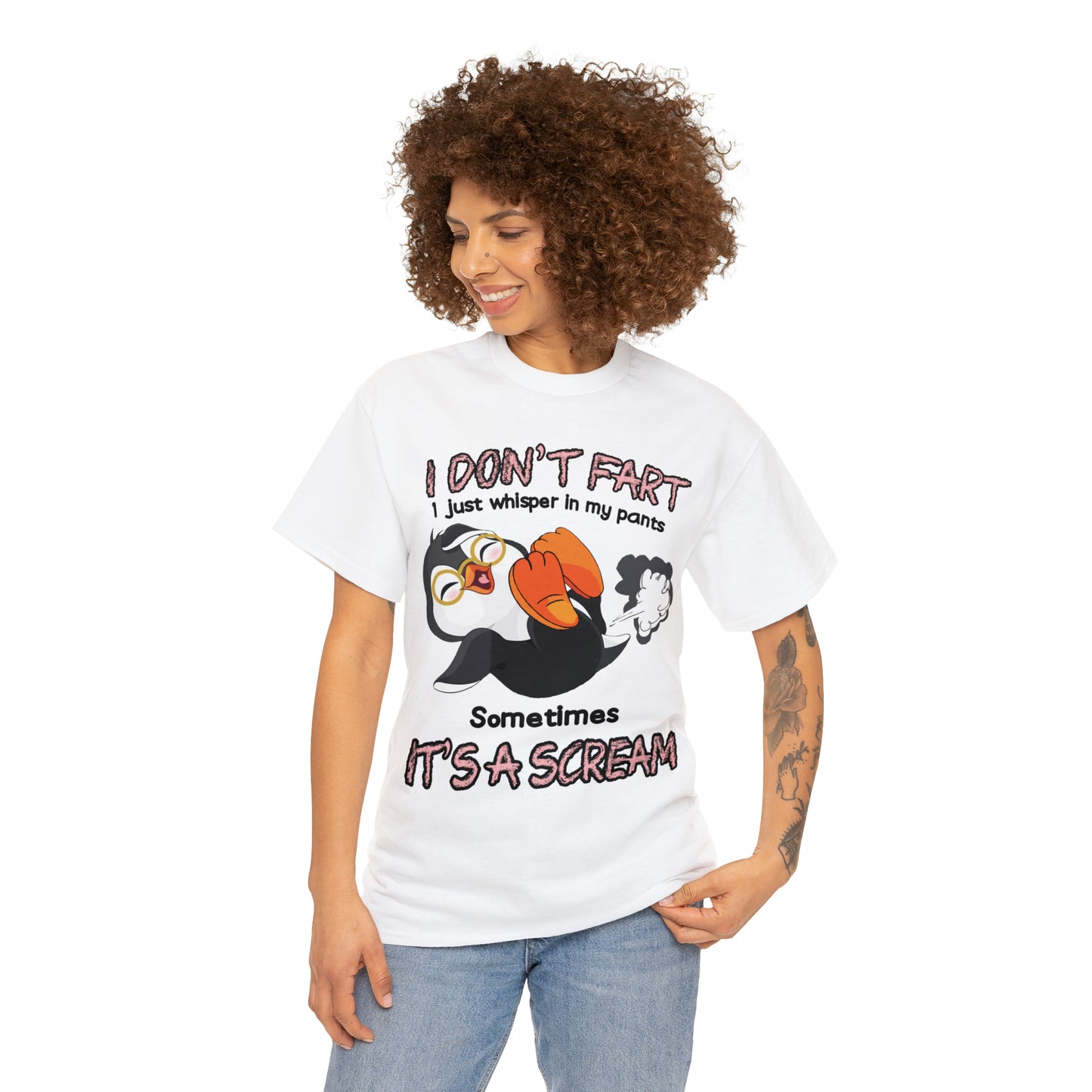 I DON'T FA*T - Funny Unisex Heavy Cotton Tee - USA