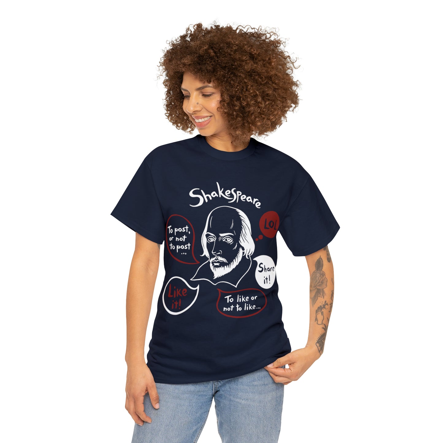 21st Century SHAKESPEARE (dark) - Unisex Heavy Cotton Tee