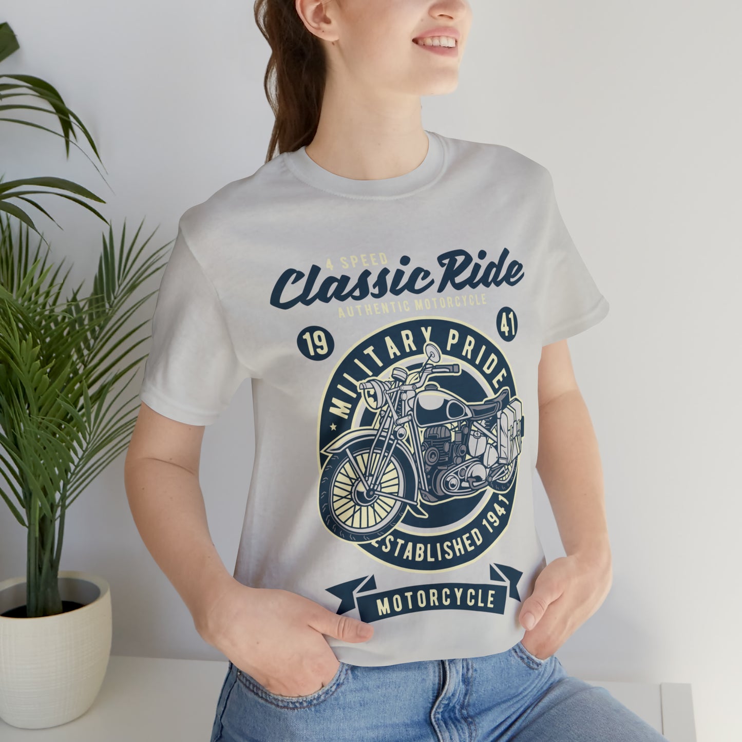 MILITARY RIDE Classic Pride - Unisex Jersey Short Sleeve Tee