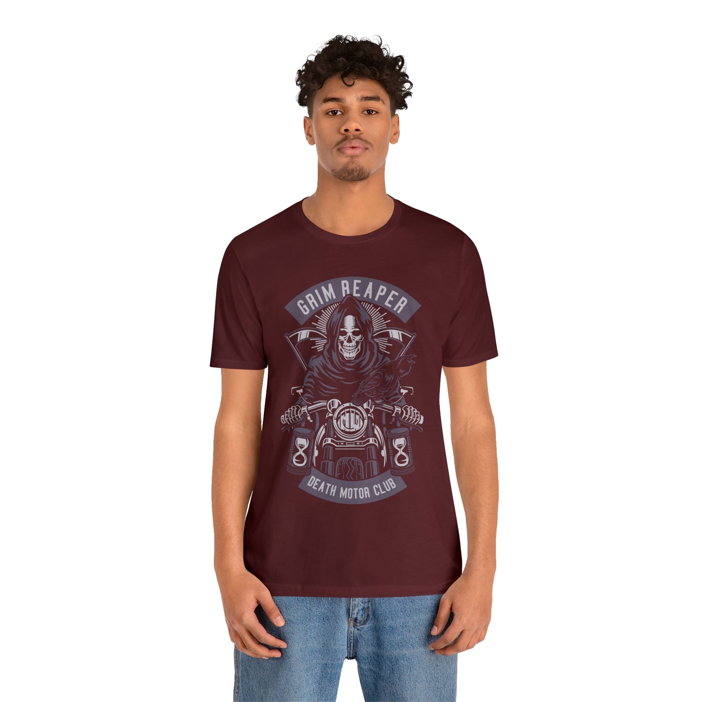 GRIM REAPER Moto Club - Unisex Jersey Short Sleeve Tee