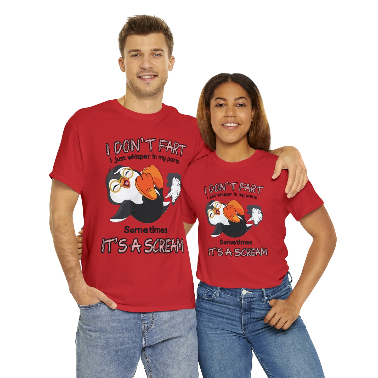 I DON'T FA*T - Funny Unisex Heavy Cotton Tee - USA