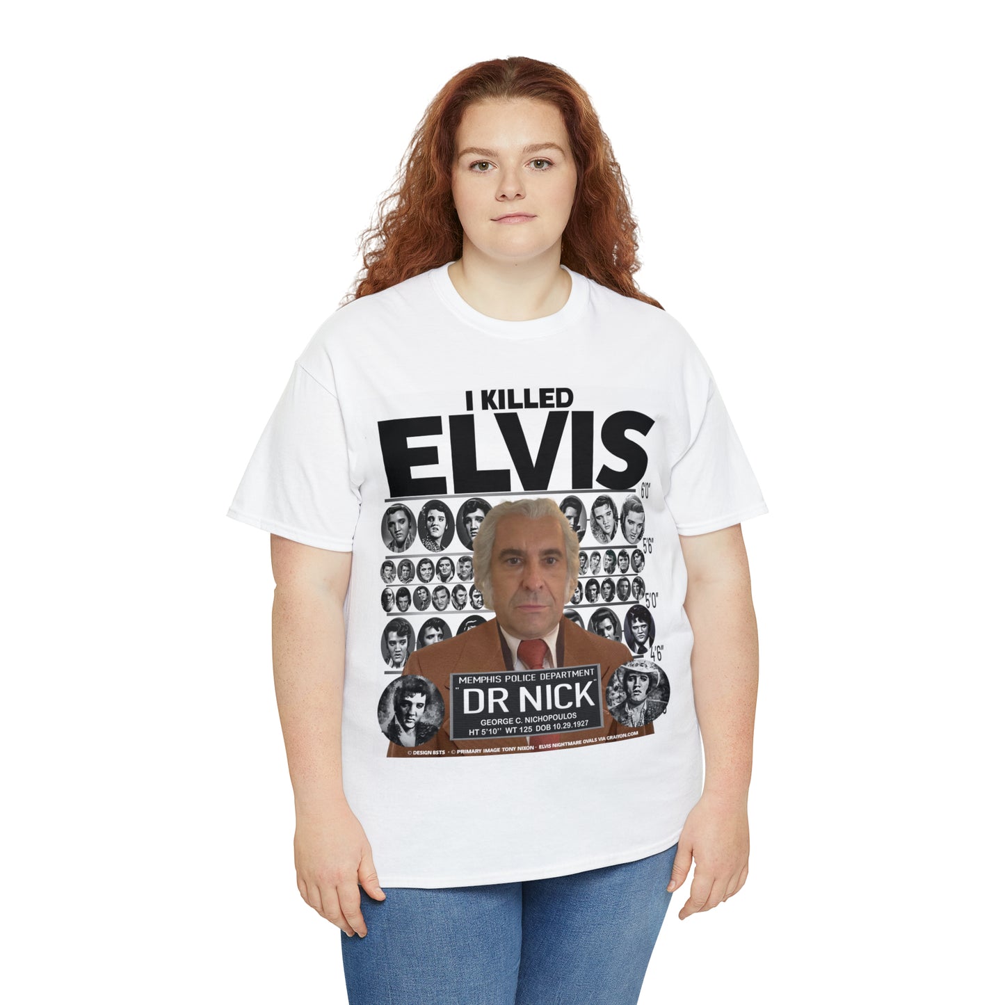 I KI**** ELVIS - Unisex Heavy Cotton Tee - USA