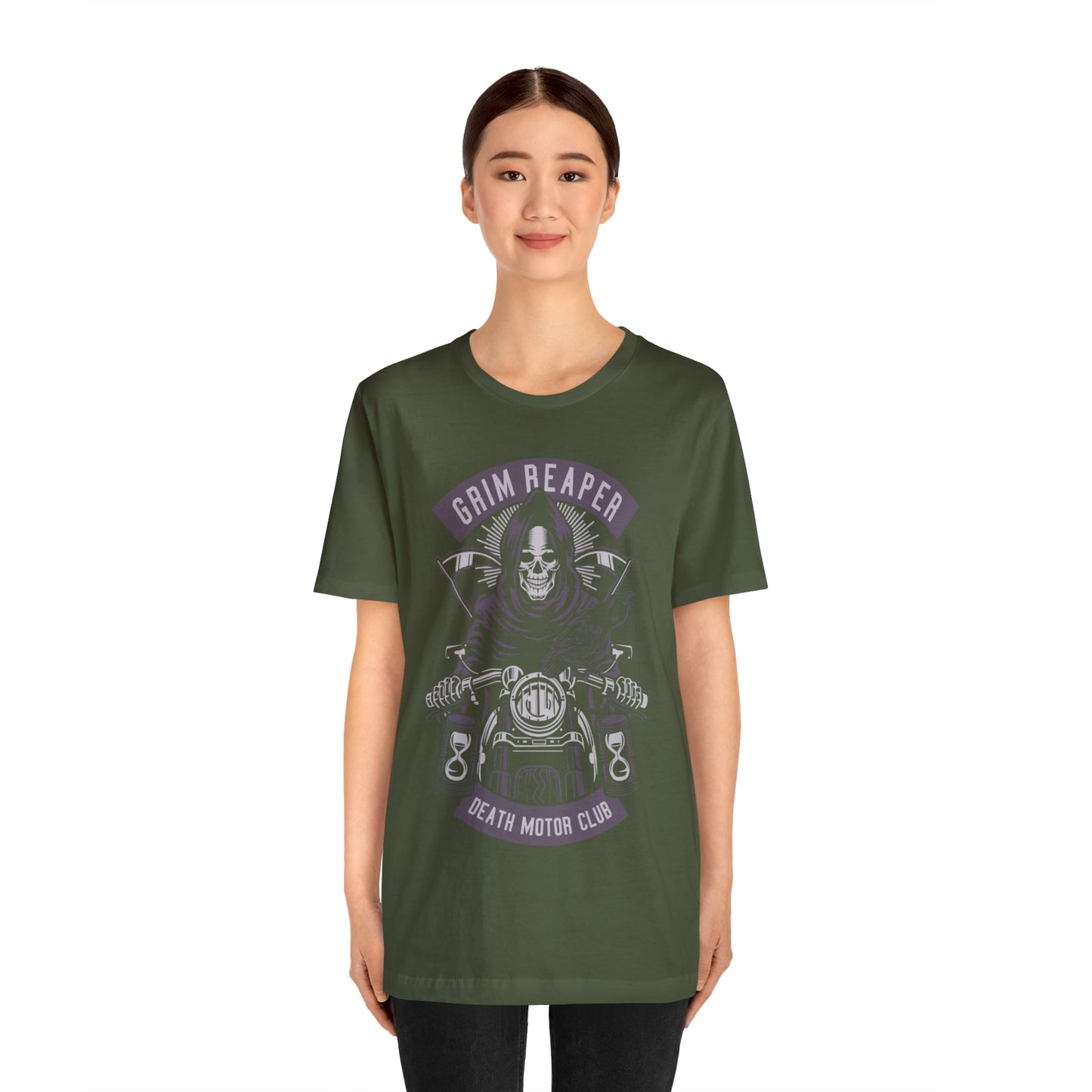 GRIM REAPER Moto Club - Unisex Jersey Short Sleeve Tee