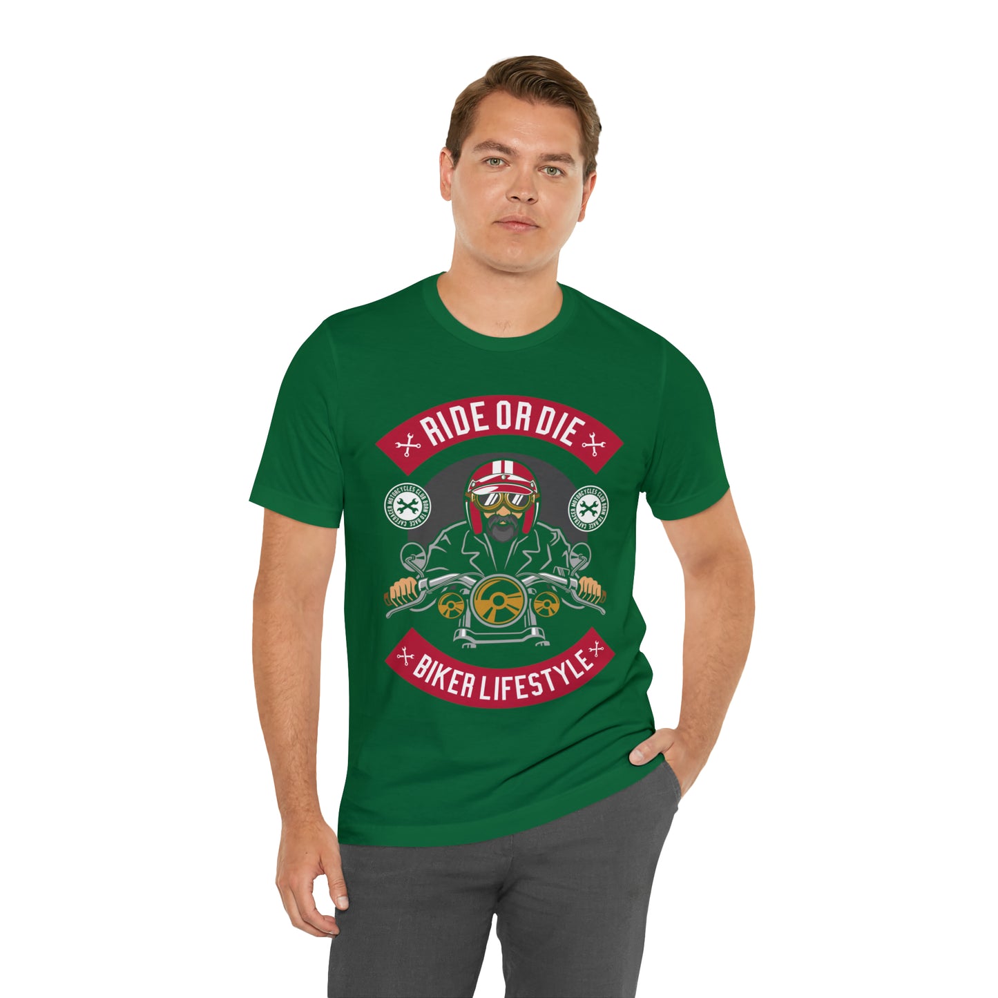 BIKER LIFESTYLE - Ride or Die - Unisex Jersey Short Sleeve Tee