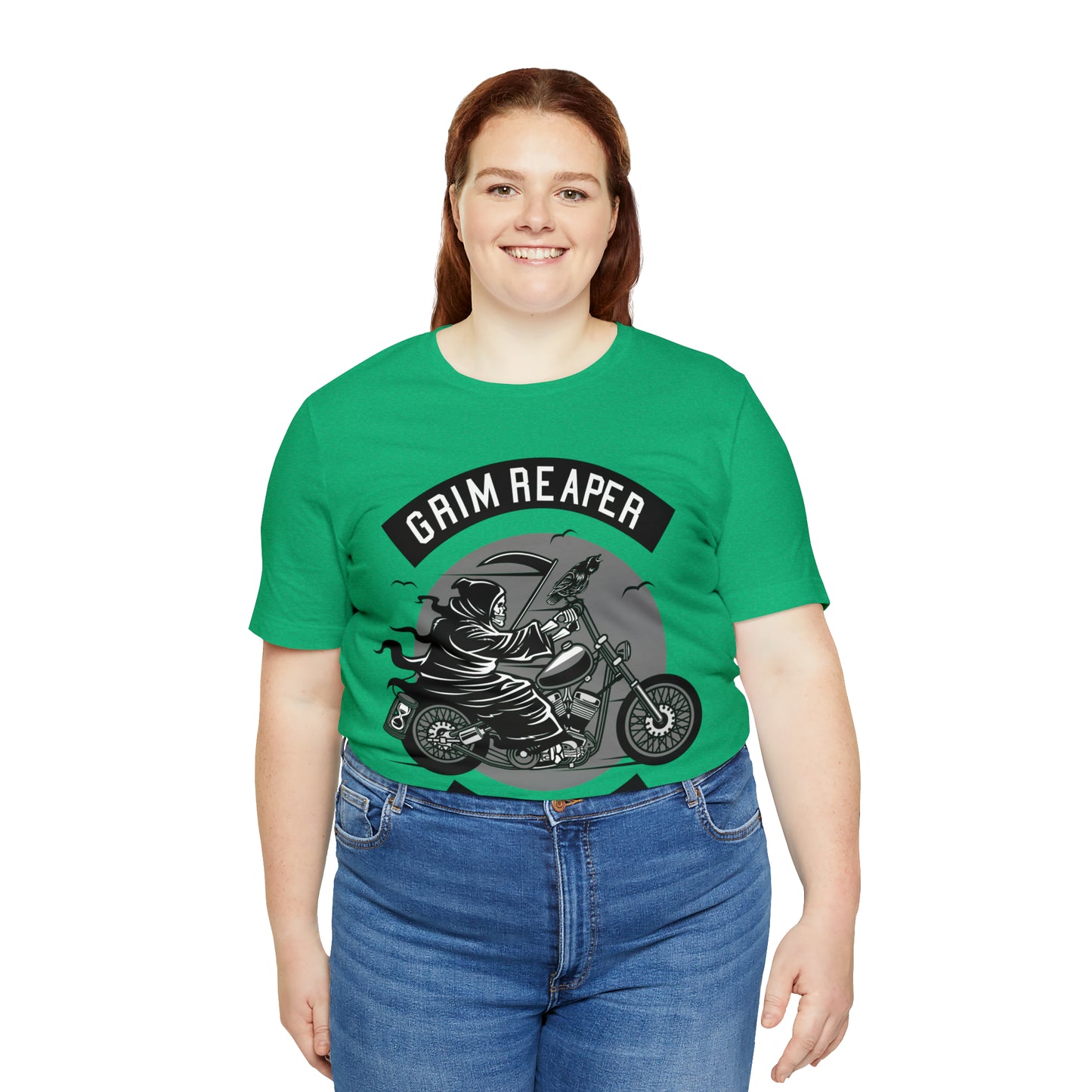 GRIM REAPER Death Motor Club - Unisex Jersey Short Sleeve Tee