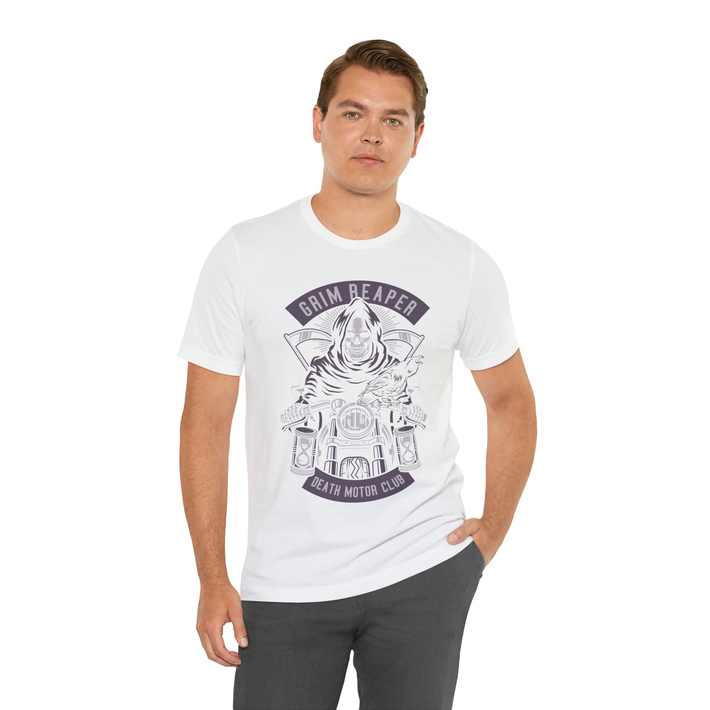 GRIM REAPER Moto Club - Unisex Jersey Short Sleeve Tee
