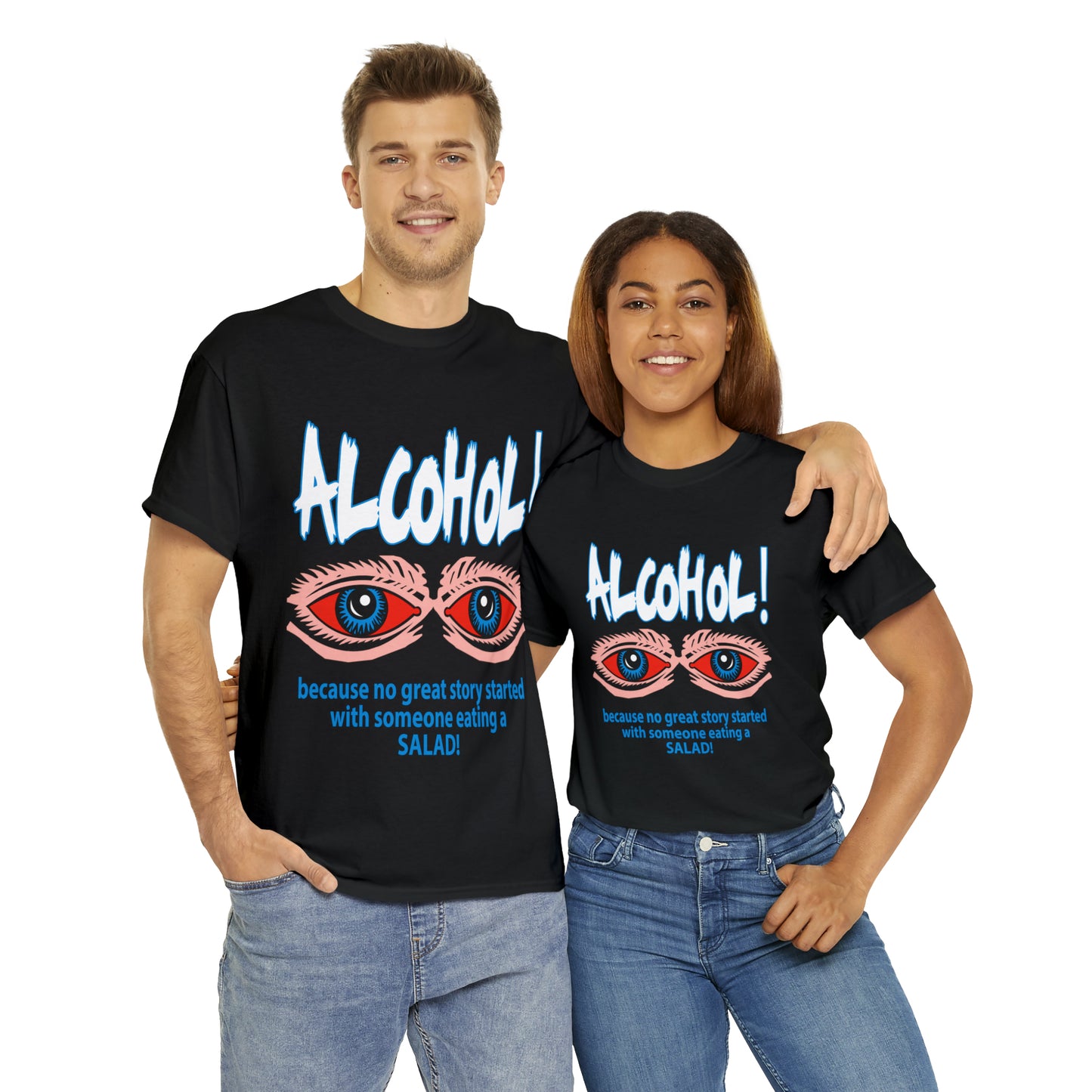 "ALC****" vs Salad - Funny Unisex Heavy Cotton Tee - AUS