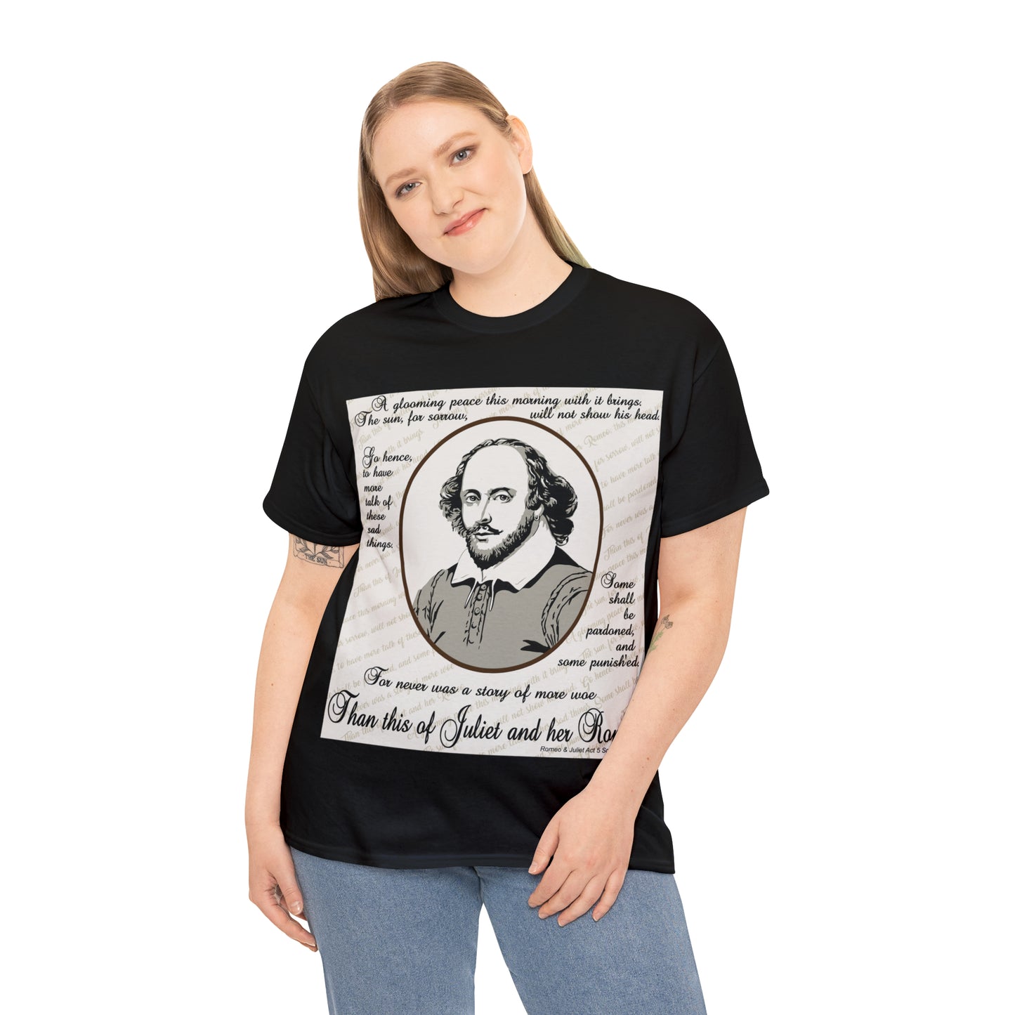 No Greater Tale of Woe... Juliet & Romeo.- Unisex Heavy Cotton Tee