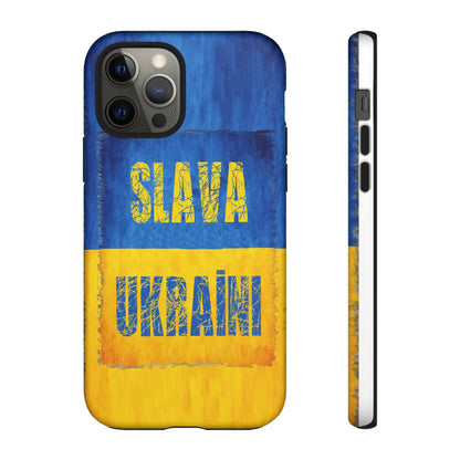 "SLAVA UKRAĪNI" FLAG - Tough Cases